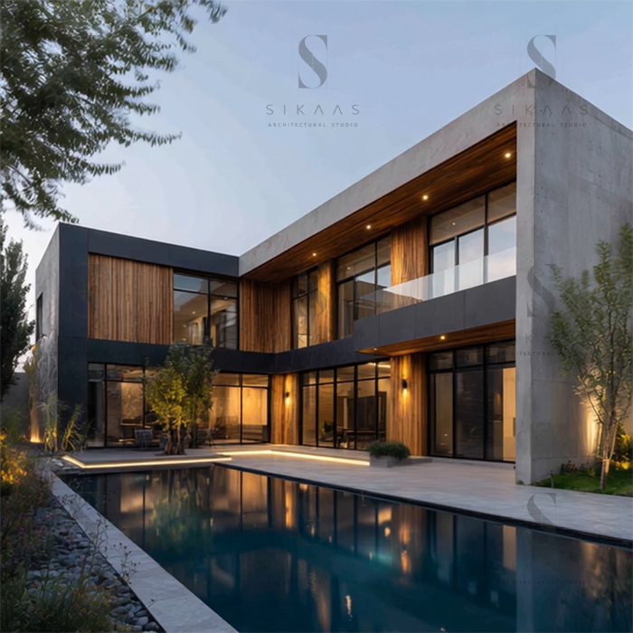 طراحی ویلای آقای دلیر